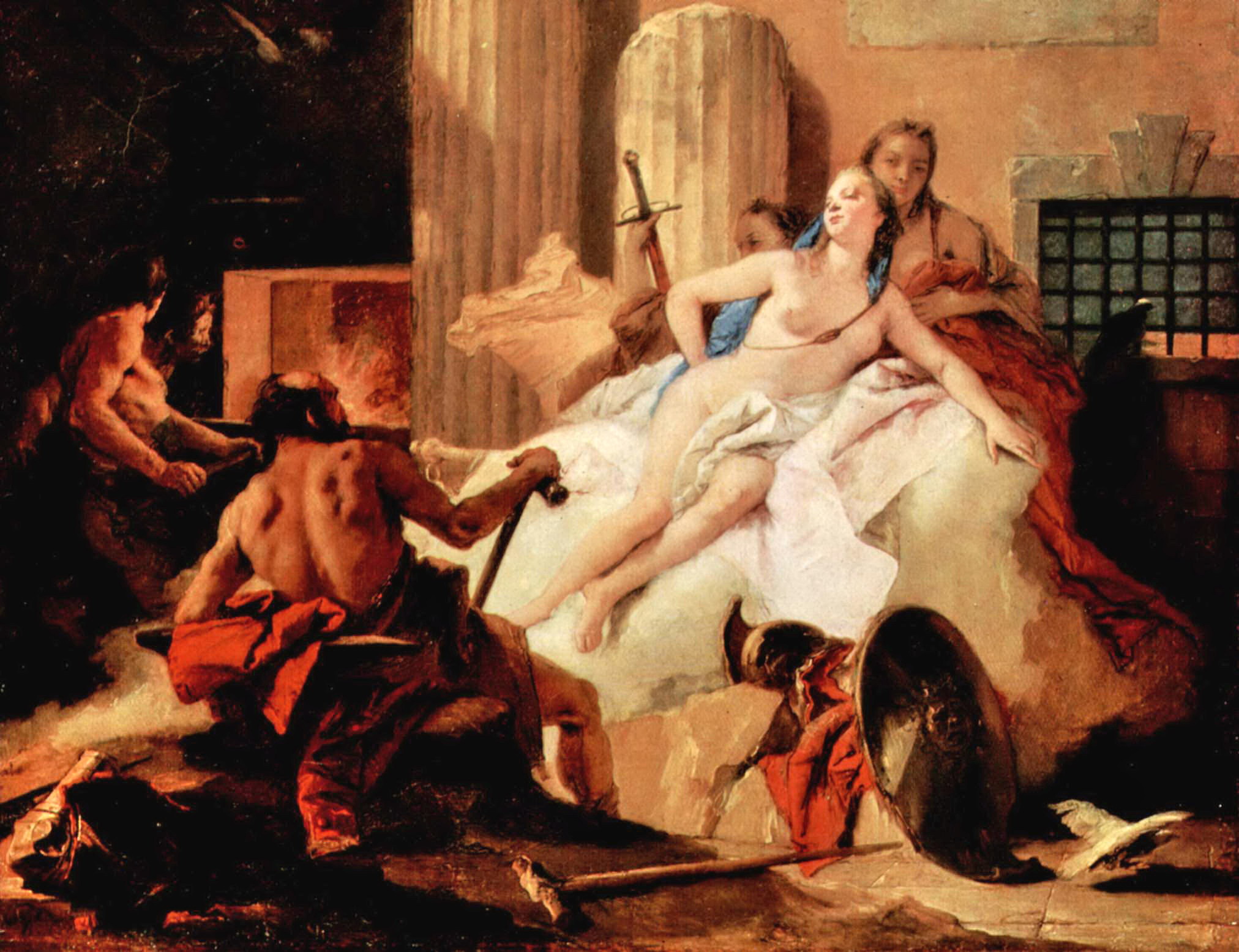 Venus and Vulcan - Giovanni Battista Tiepolo - 1758-60